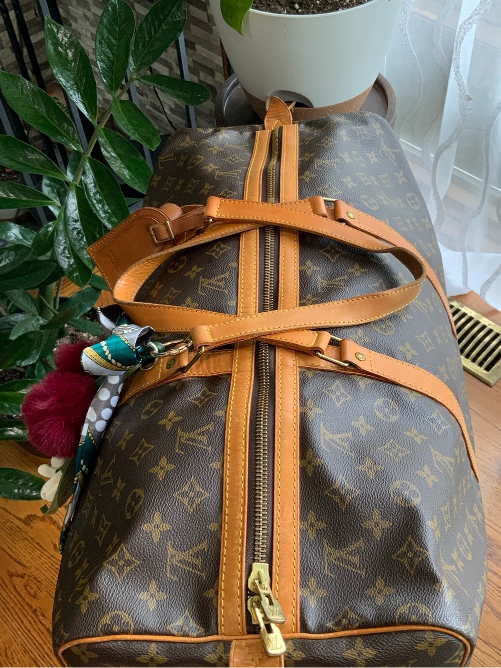 ❌ SOLD ❌ Louis Vuitton Keepall 55 Monogram Travel Bag | Entrupy COA - Picture 7 of 16